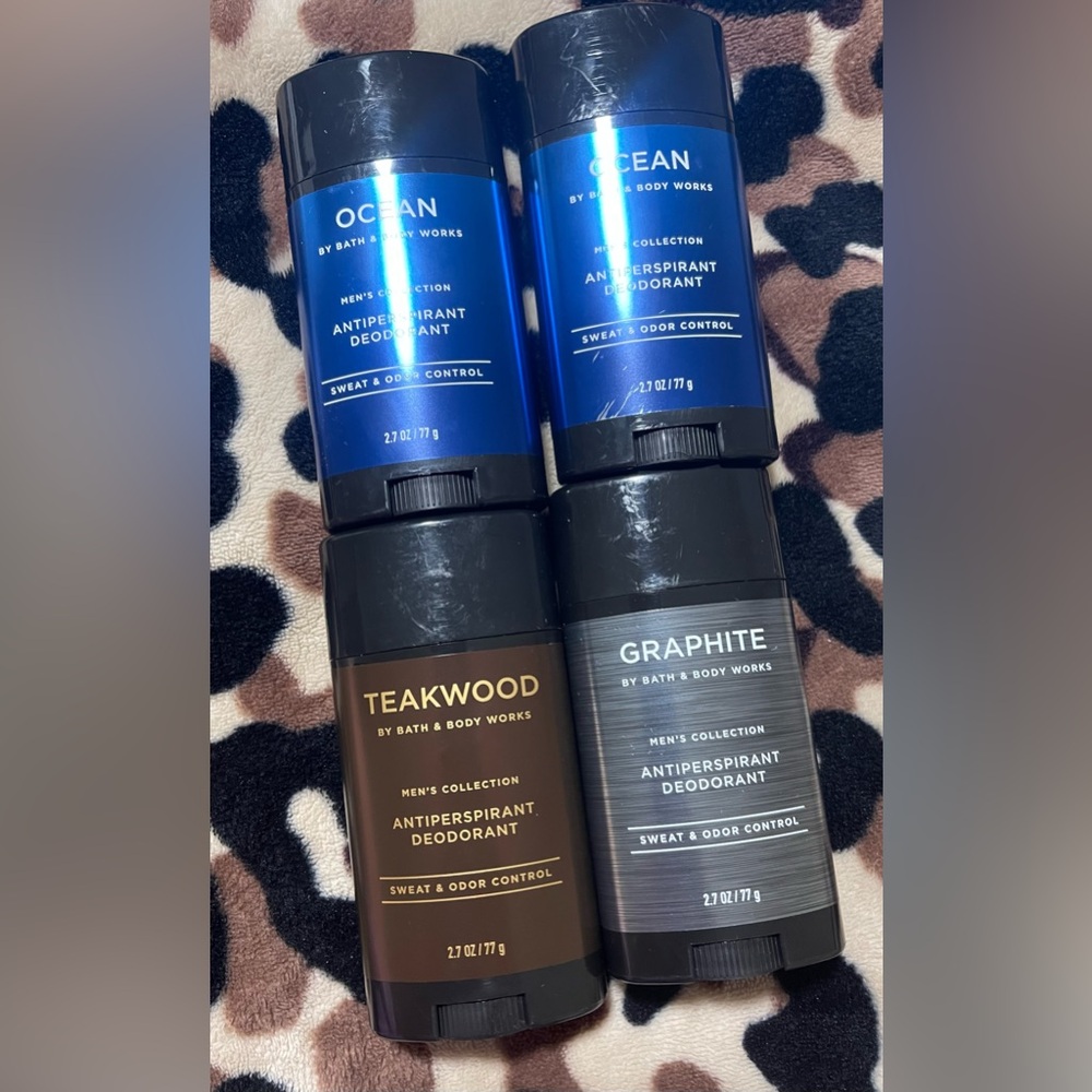 Never Used Men’s Antiperspirant Deodorant set of 4 - Picture 2 of 3